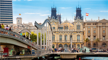 西班牙巴塞羅那港灣